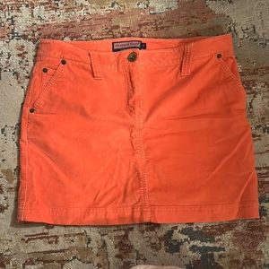 Vineyard Vines Coral Corduroy Skirt